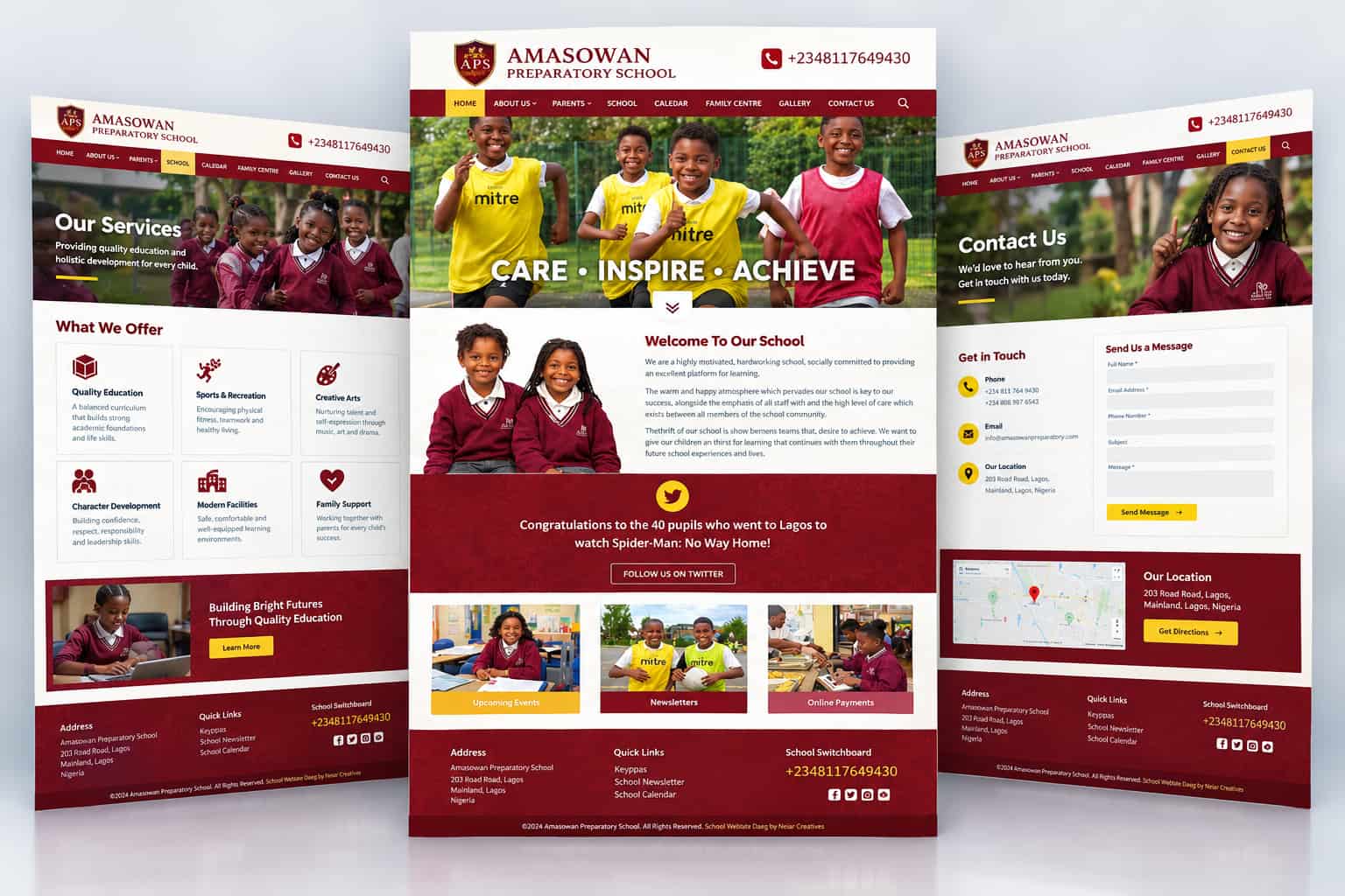 Read more about the article Website (School)